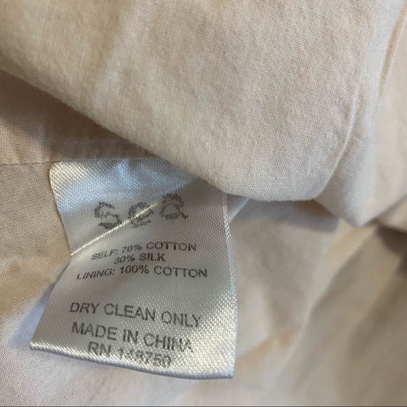 Sea Biarritz Floral Smocked Ruffle Cap Sleeve Tiered Midi Dress Orange Sz 8 - Picture 11 of 13